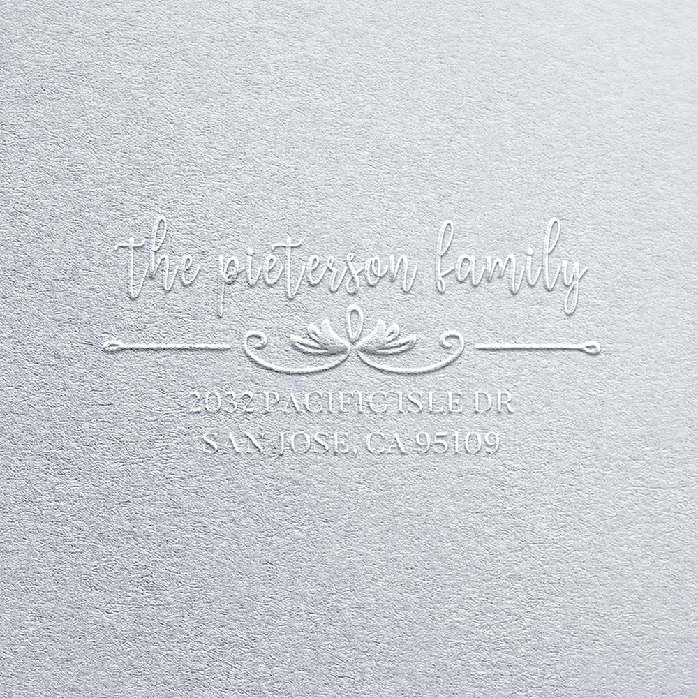 Personalized Return Address Embosser Stamp Custom Mail Embosser Address Embosser