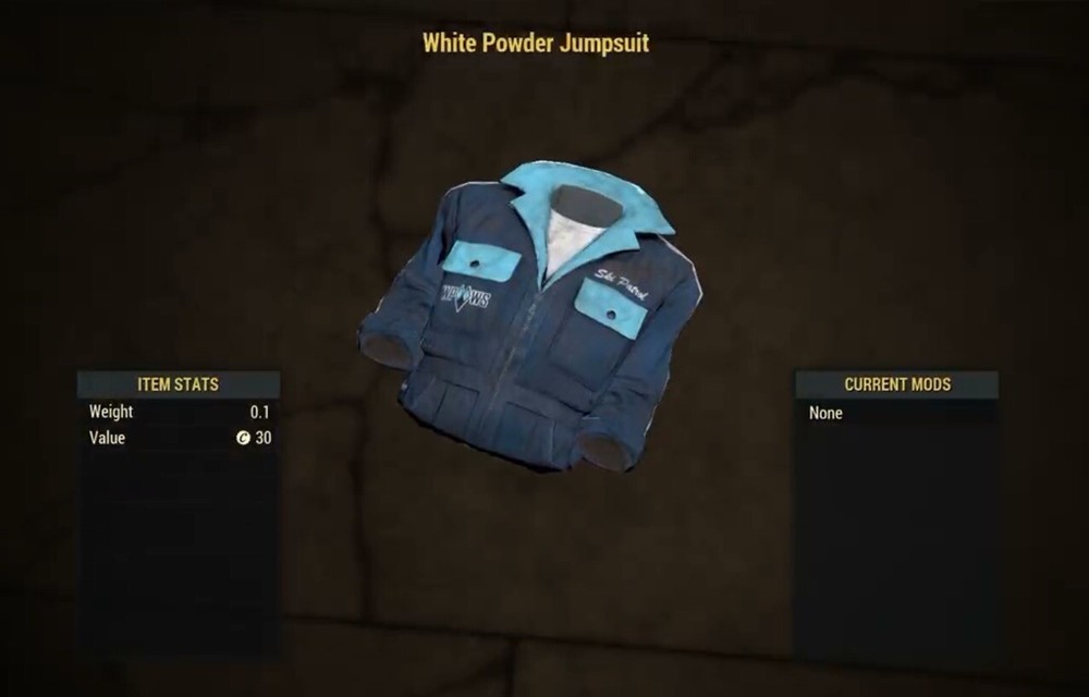 (Xbox) White Powder Jumpsuit - Rare Apparel