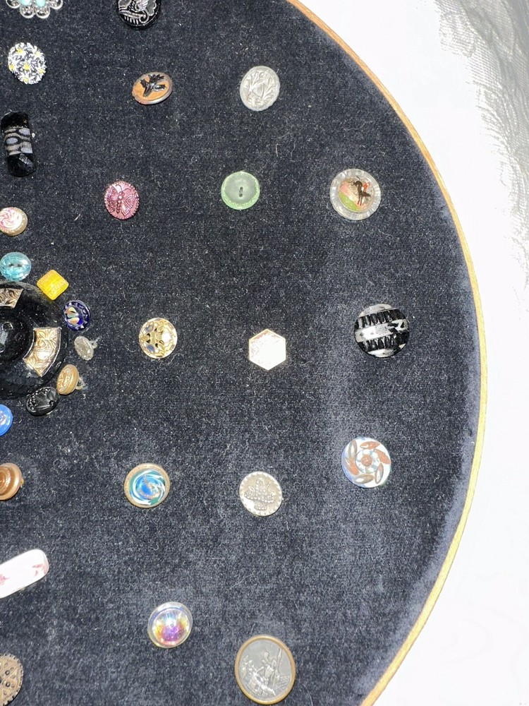 Antique Button Sampler
