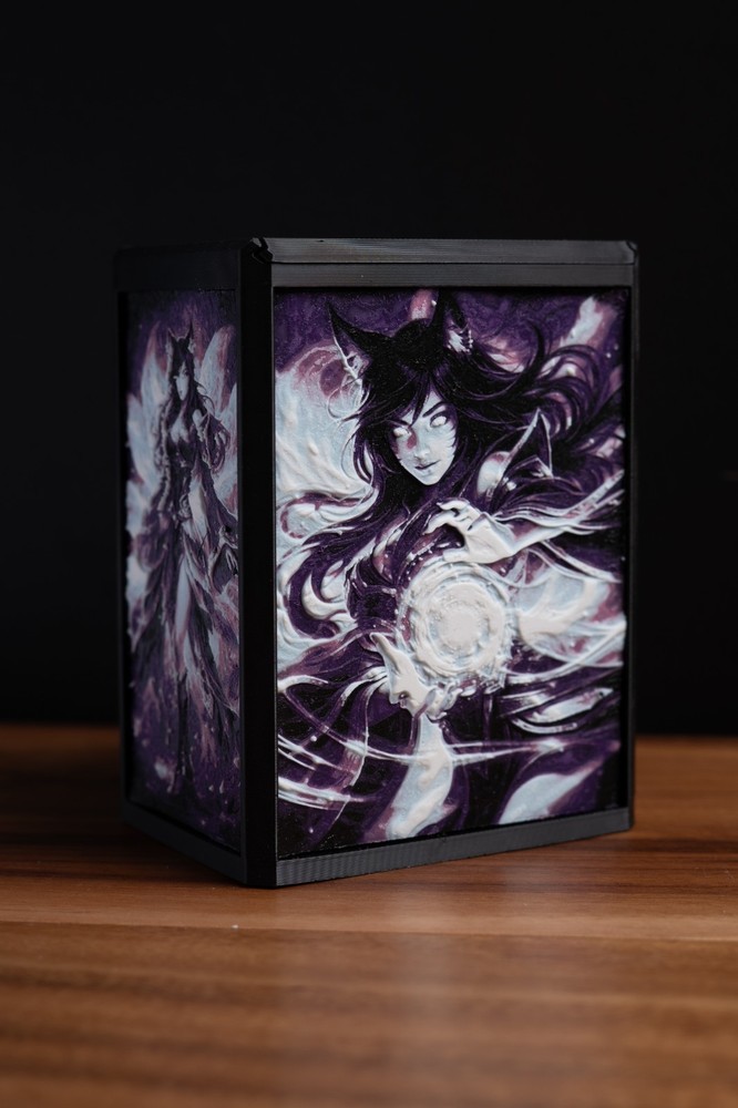 Ahri themed Riftbound Deck Case, Card Case, Card Box