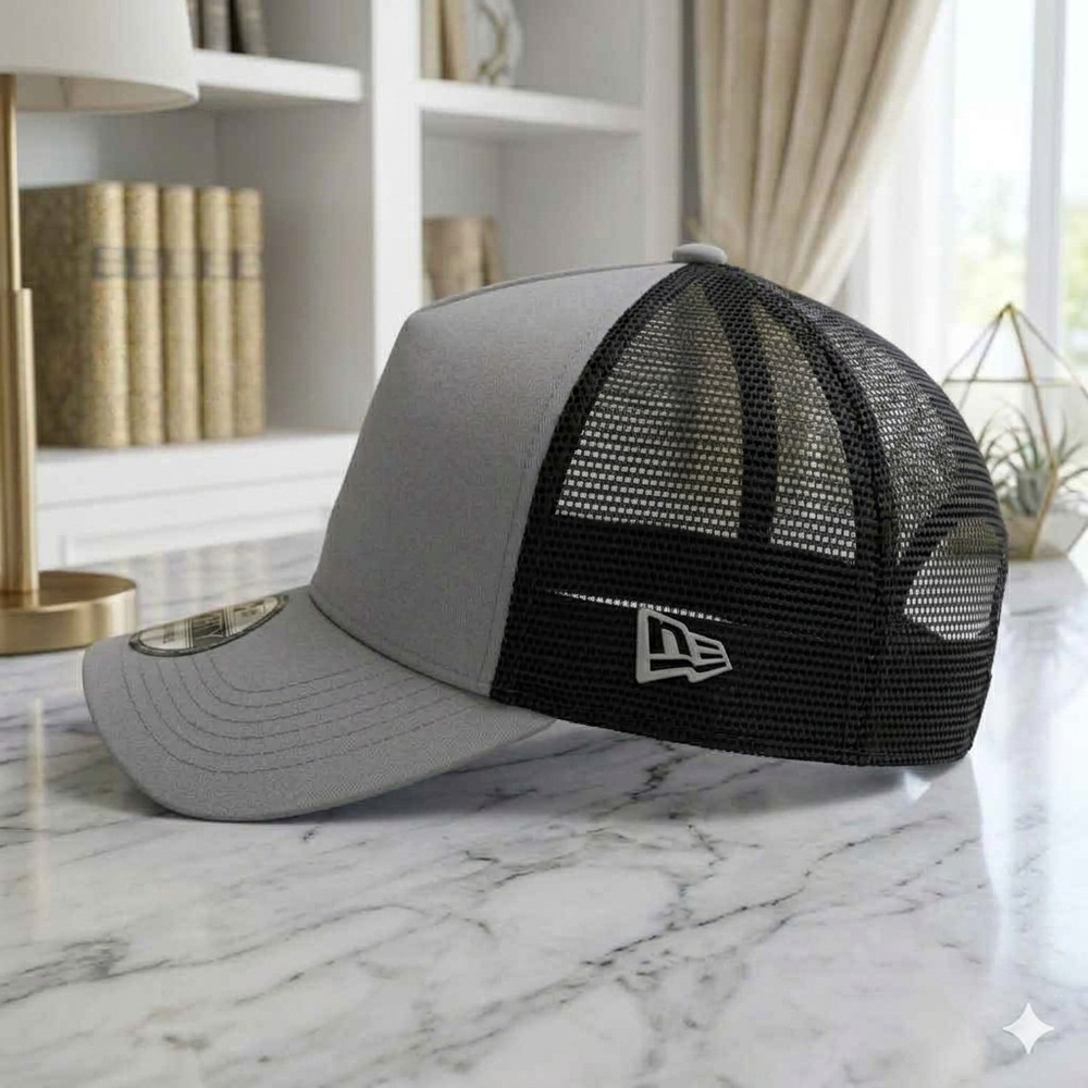 Amazon Logo Embroidered Trucker Hat Snapback Adjustable Baseball Cap Mesh