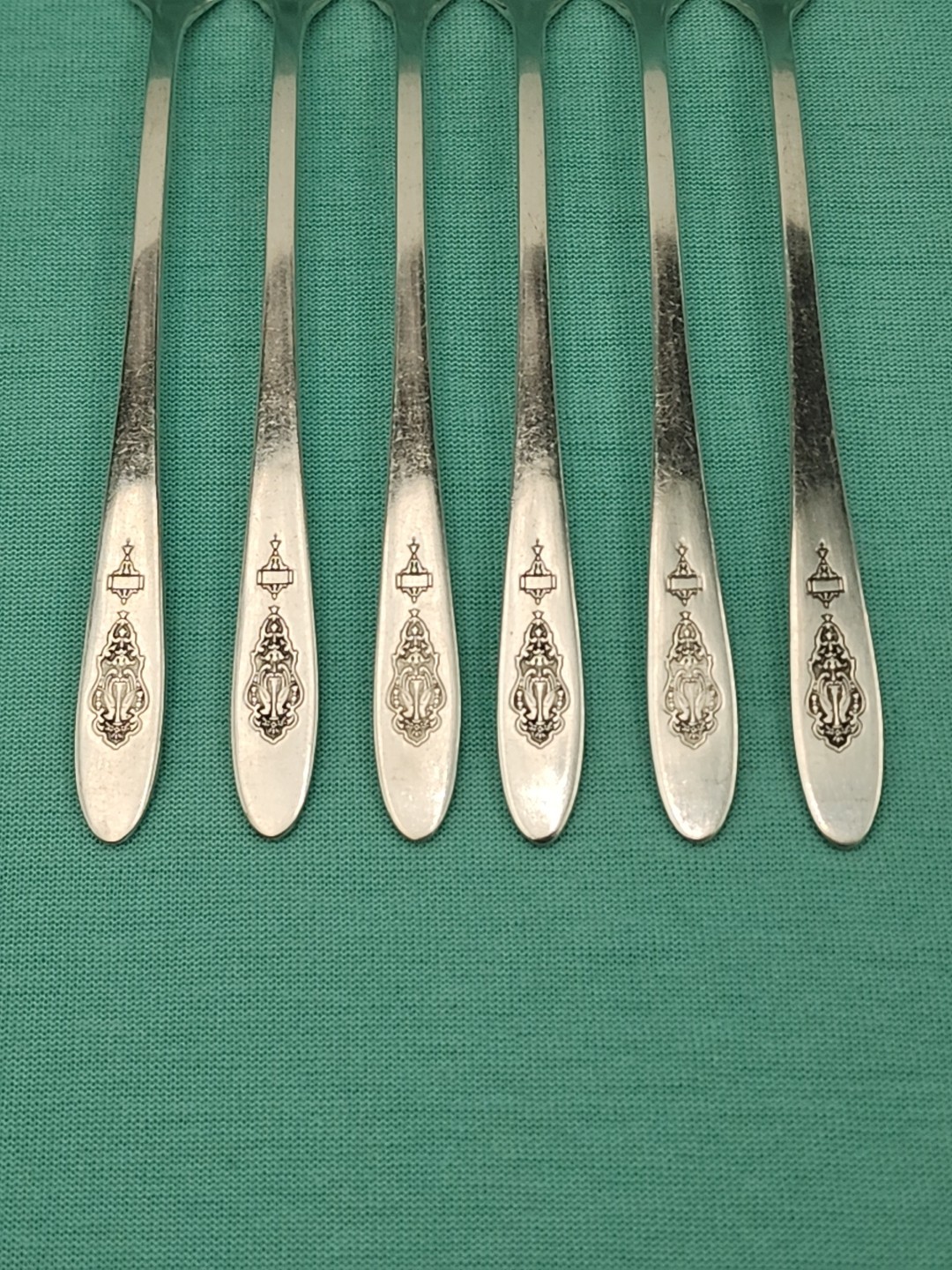 Oneida Community Silverplate BIRD OF PARADISE 6 COCKTAIL FORKS 6" No Monogram