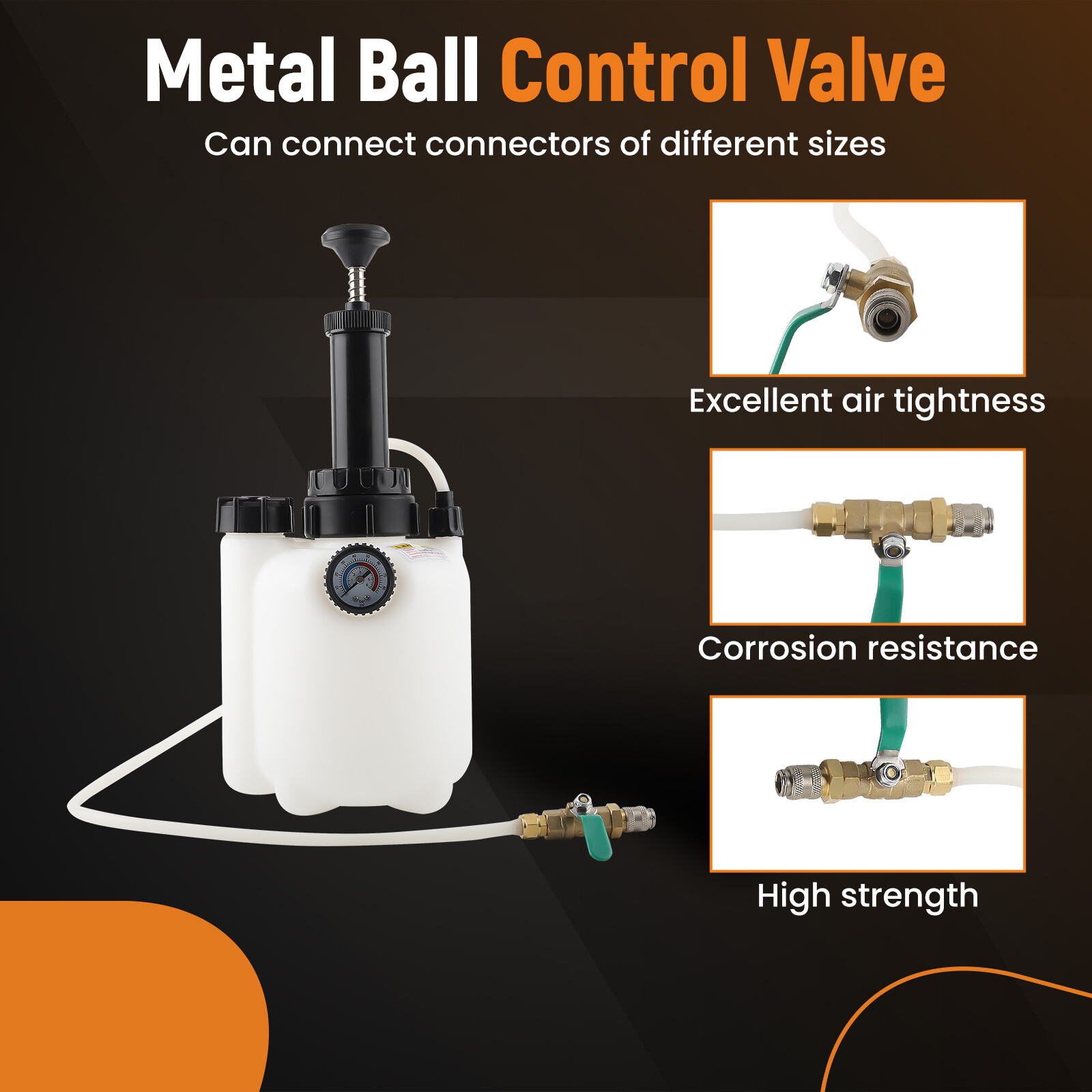 3L Transmission Oil Filling Tool System Fluid Pump Manual 8x ATF Adaptors