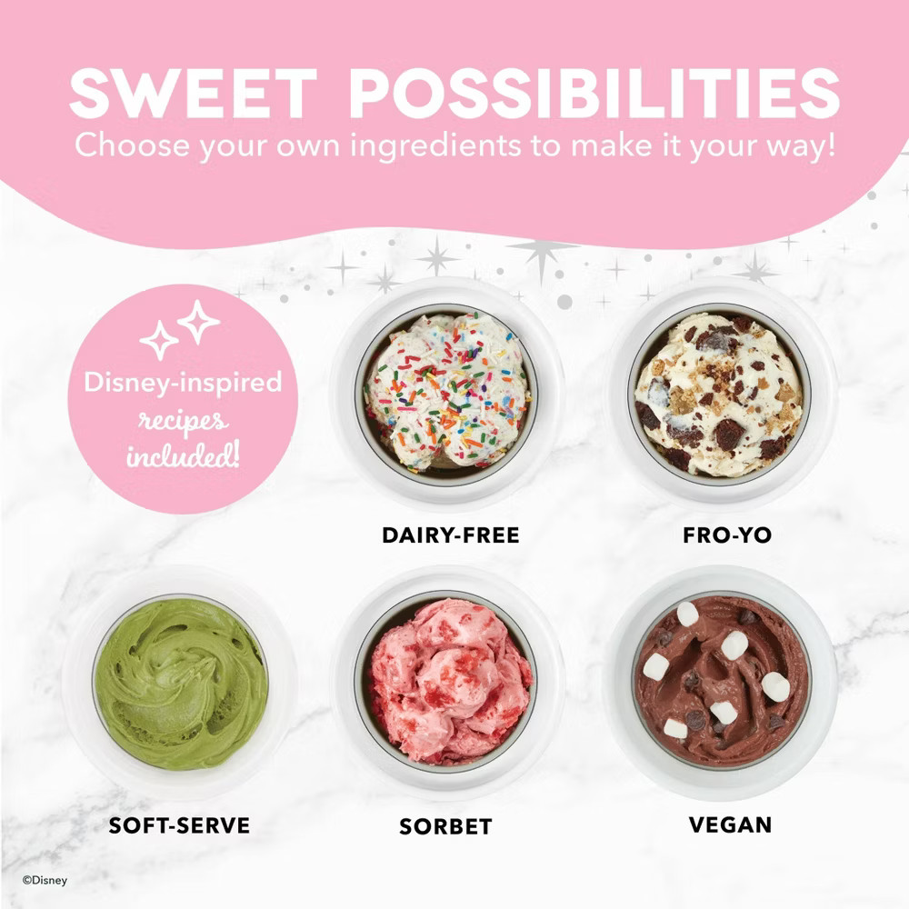 Disney Dash Princess My Mug Ice Cream Maker Bundle