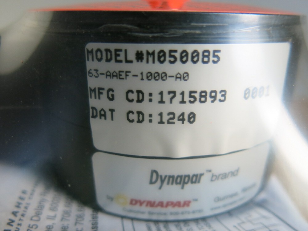 DYNAPAR M050085 ENCODER, NEW