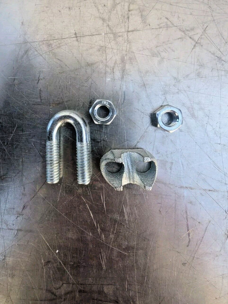 25 ~ Cable Clamp 1/4" Galvanized
