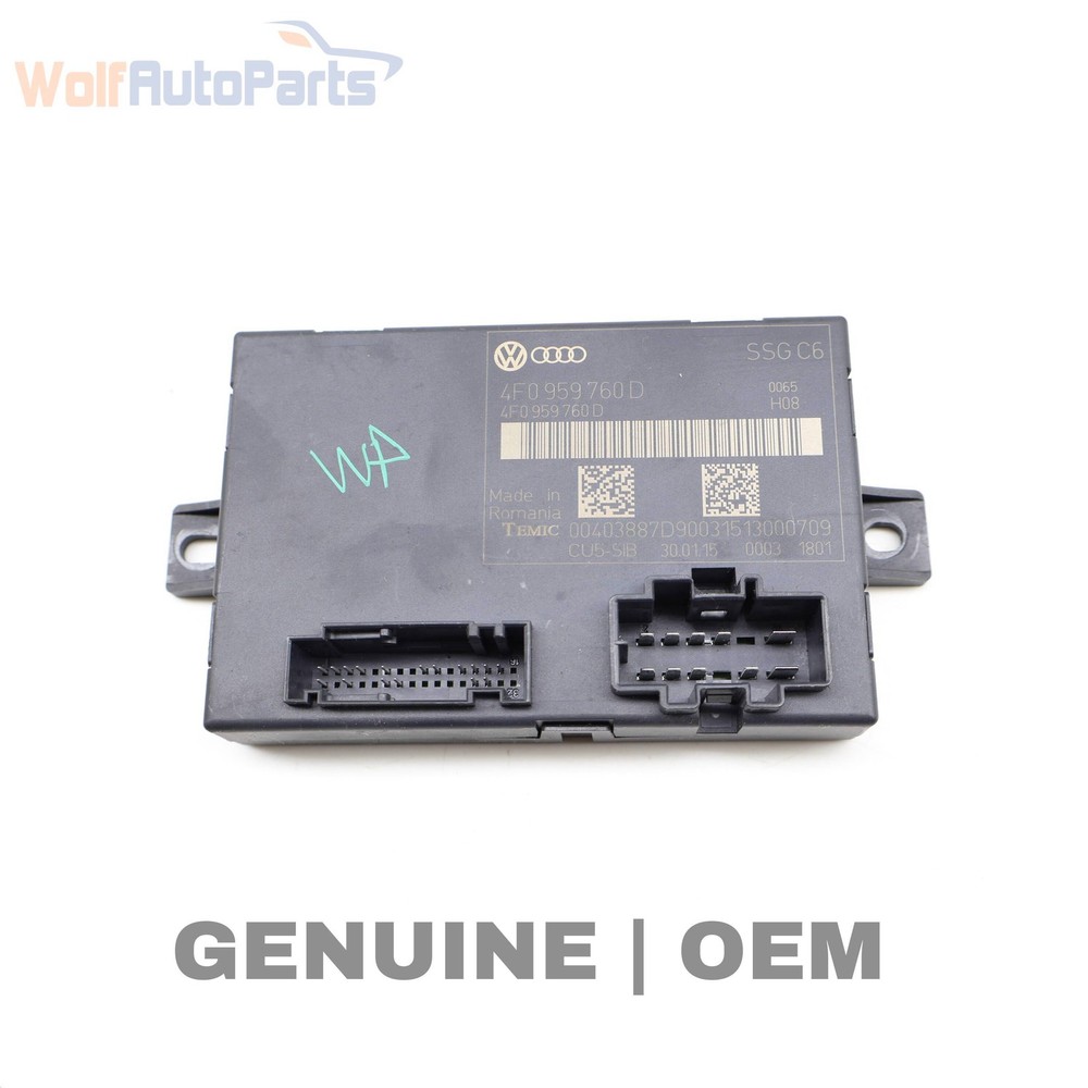 2010-2015 AUDI Q7 - Front LEFT SEAT Memory Control Module 4F0959760D