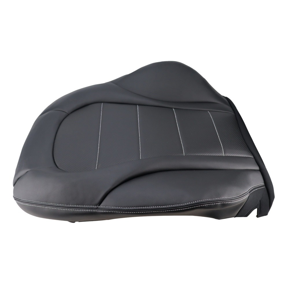 Replacement Driver Bottom & Top Seat Cover Fits 15-21 Mercedes C300 GLC300 Black