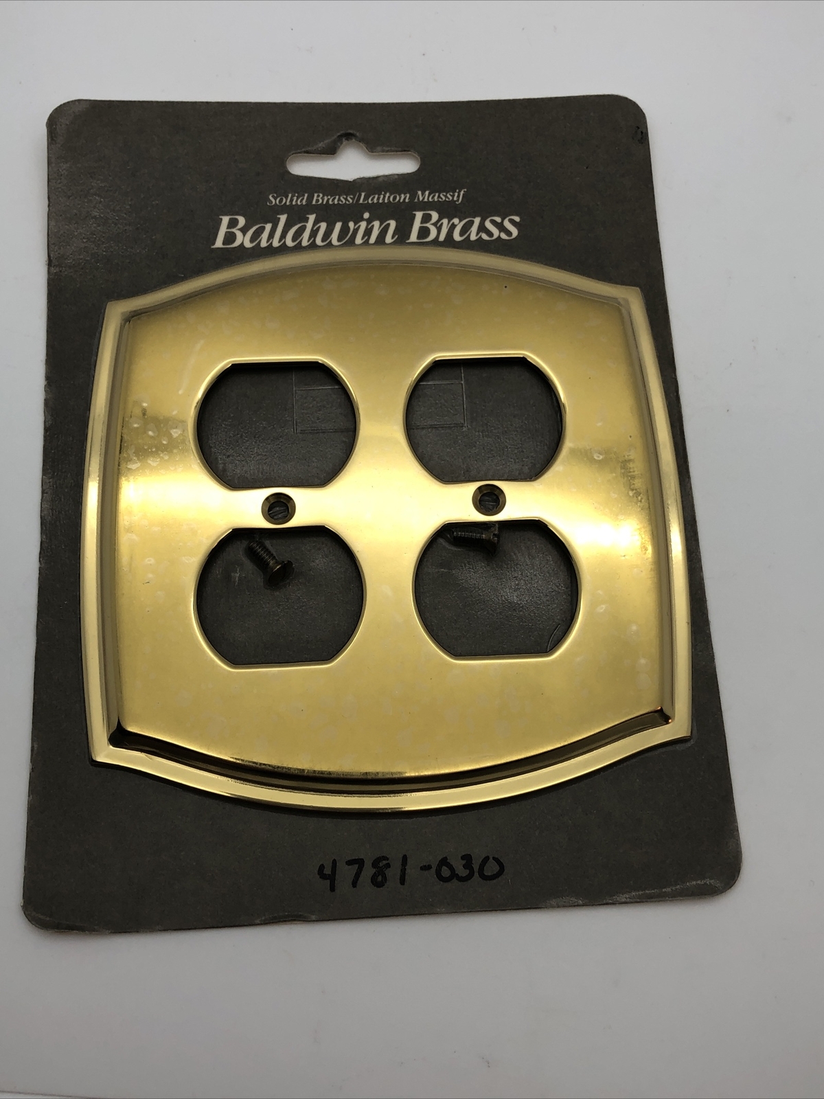 Baldwin Brass Colonial Double Switchplate 4781–030￼