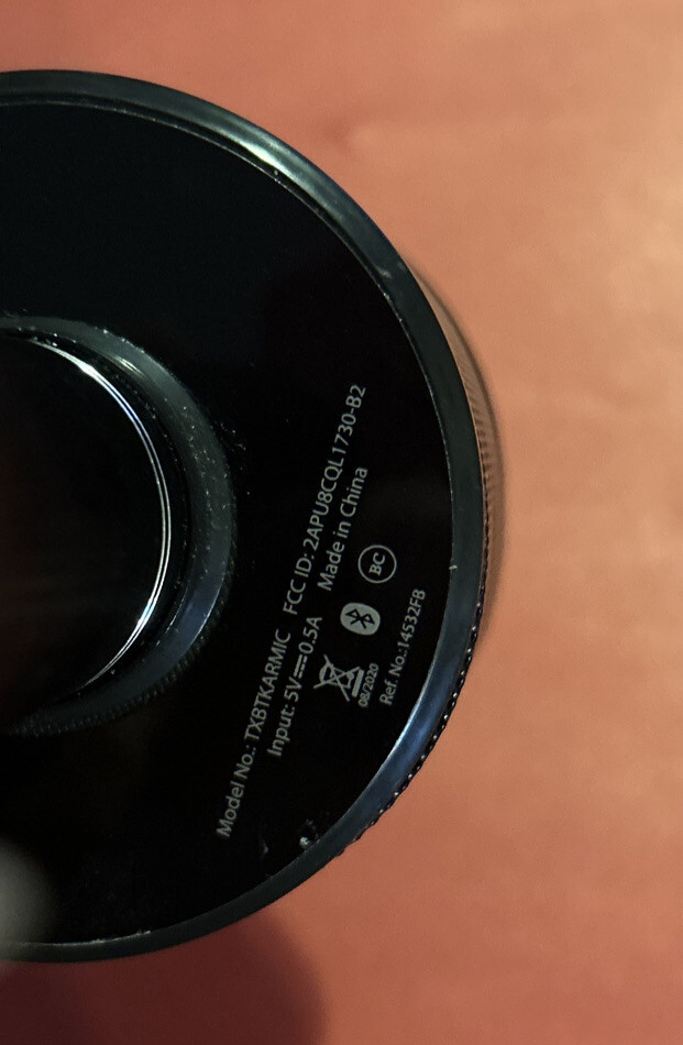 Wireless Bluetooth Karaoke app compatible Microphone Speaker Player Party mic