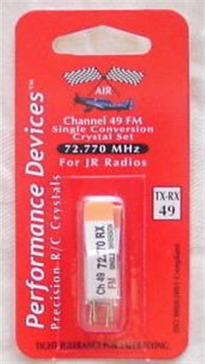 JR Single Conversion 72Mhz FM Crystal Set (Channel 49)