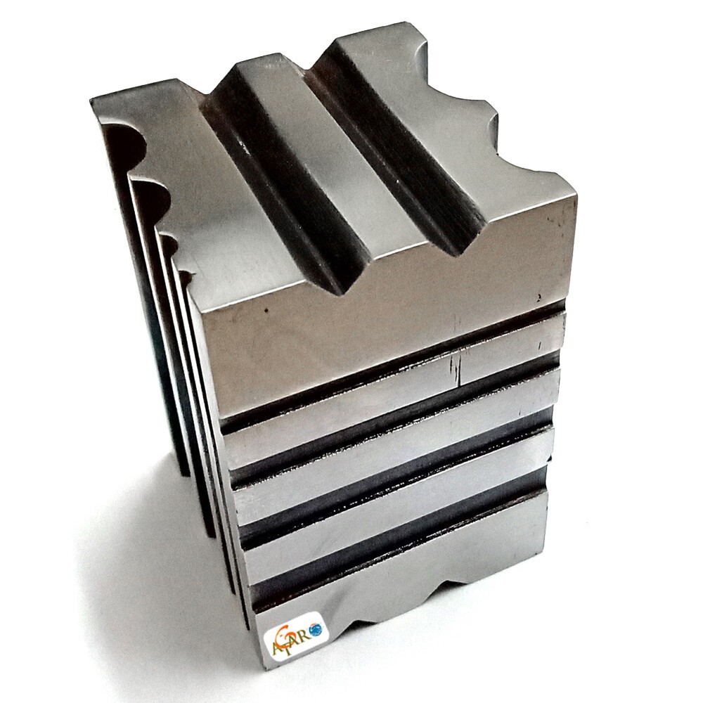 Hardened Solid Steel Grooved Multi Forming Swage Block Dapping Silver smith Tool