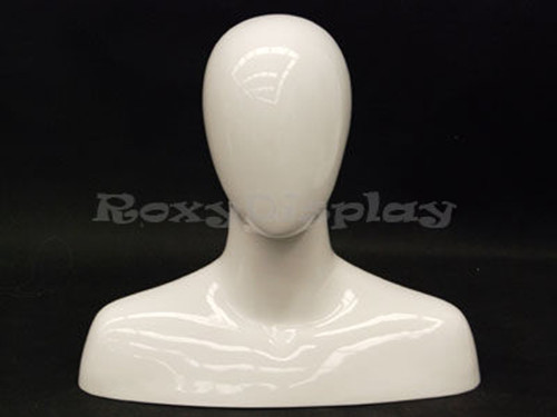 Male Egg Head Mannequin Head Fiber Glass Display #MD-MEGGW