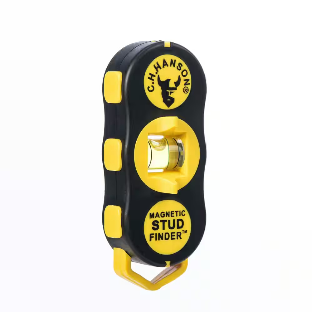 Magnetic Stud Finder Rotating Bubble Vial Leveling Precision Horizontal Vertical