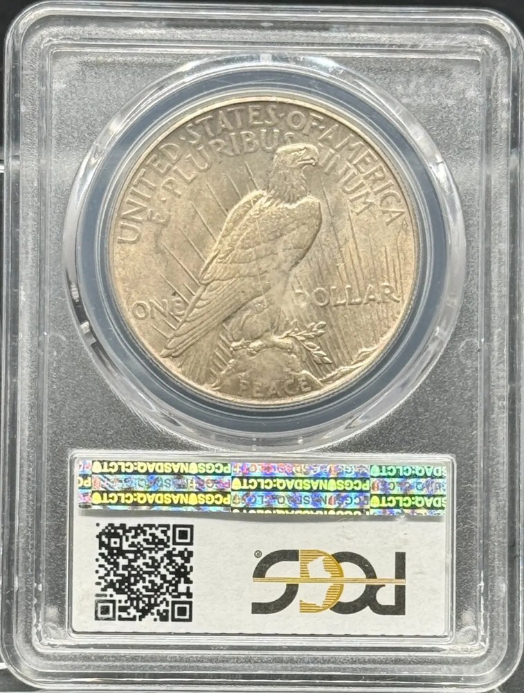 1928 Peace Silver Dollar PCGS AU-55