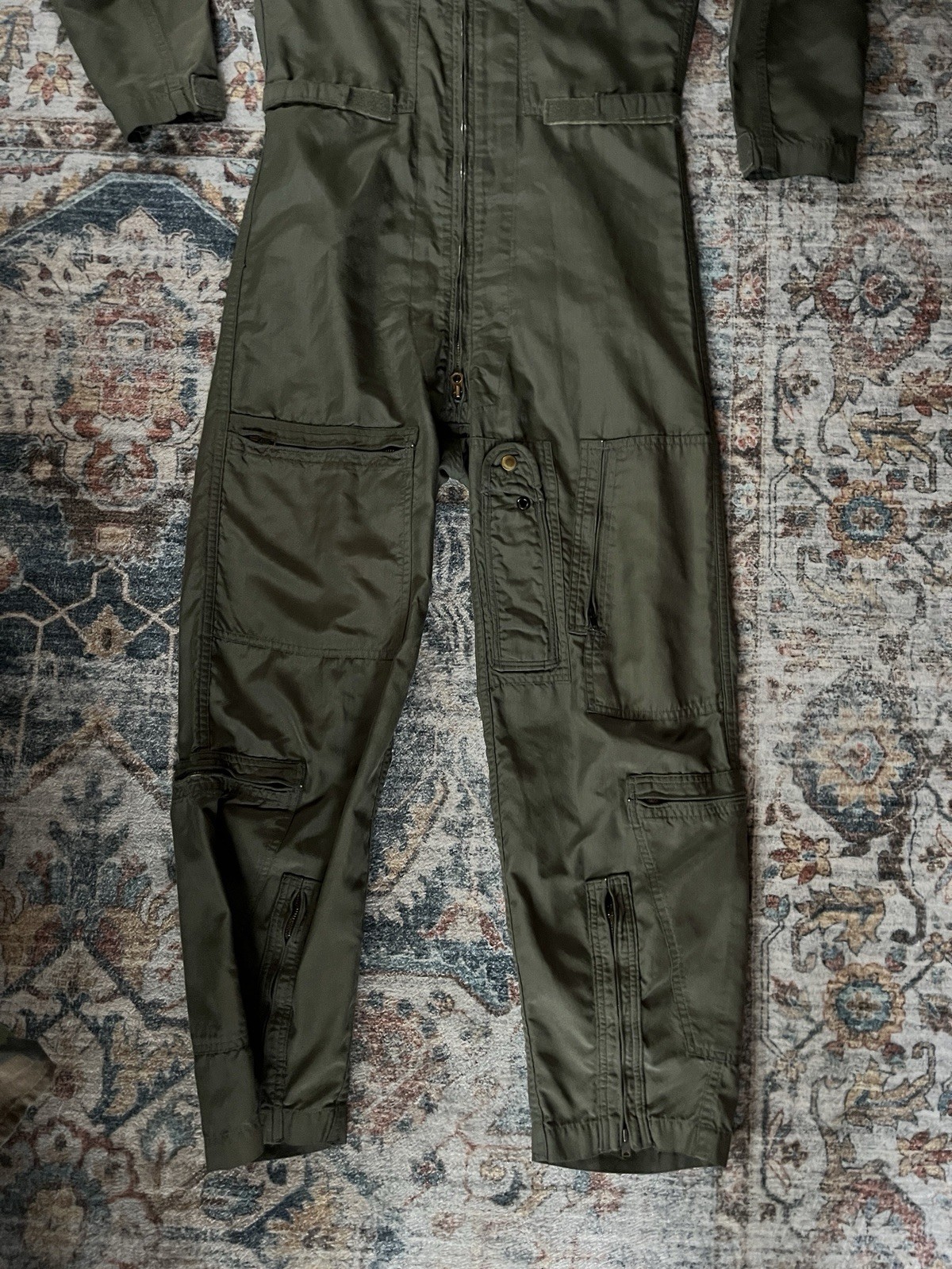 USAF Flyers CWU-27/P Military Flight Suit Coveralls Sage Green 38R