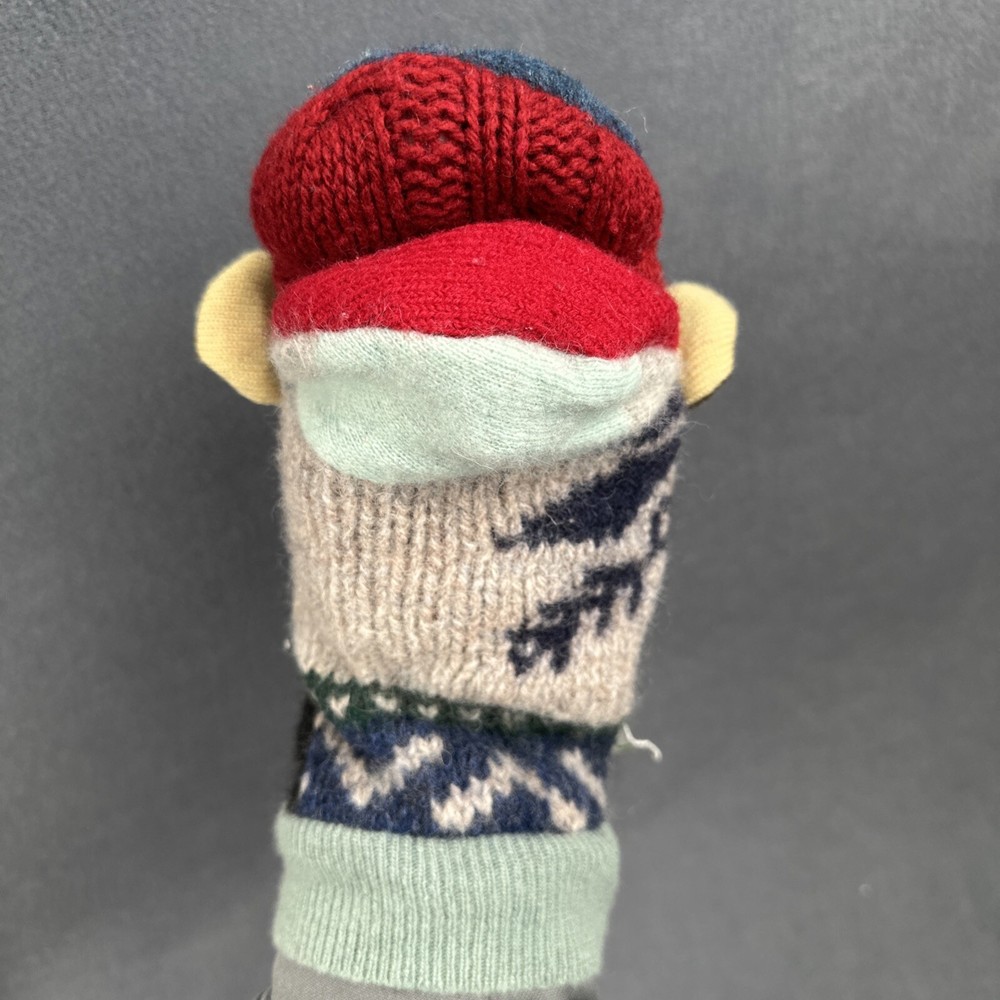 Cate & Levi Monkey Knit Wool Hand Puppet