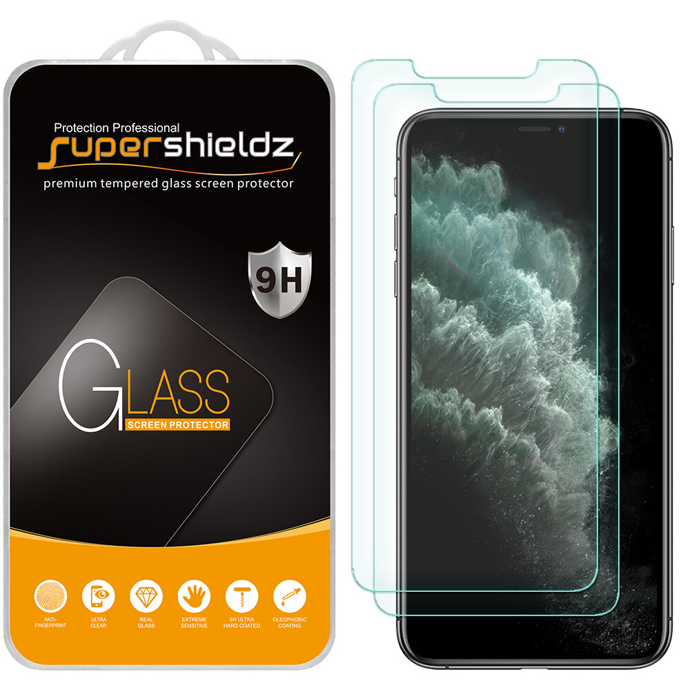 2X Supershieldz Tempered Glass Screen Protector for iPhone 11 Pro Max (6.5")