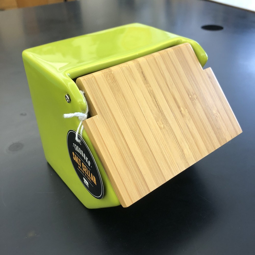 Now Designs Salt Cellar Bamboo And Ceramic