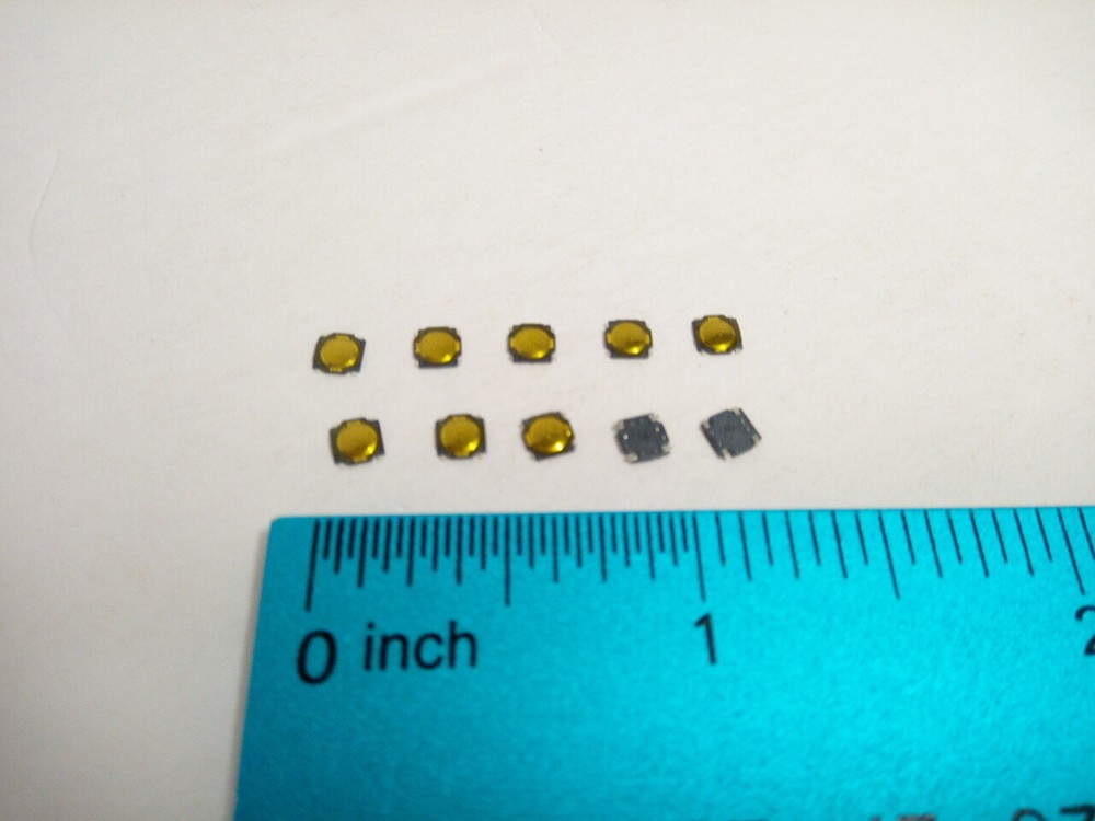 10Pcs Pack 3.7x3.7x0.35mm Push Touch Tactile Momentary Micro Button Switch Tact