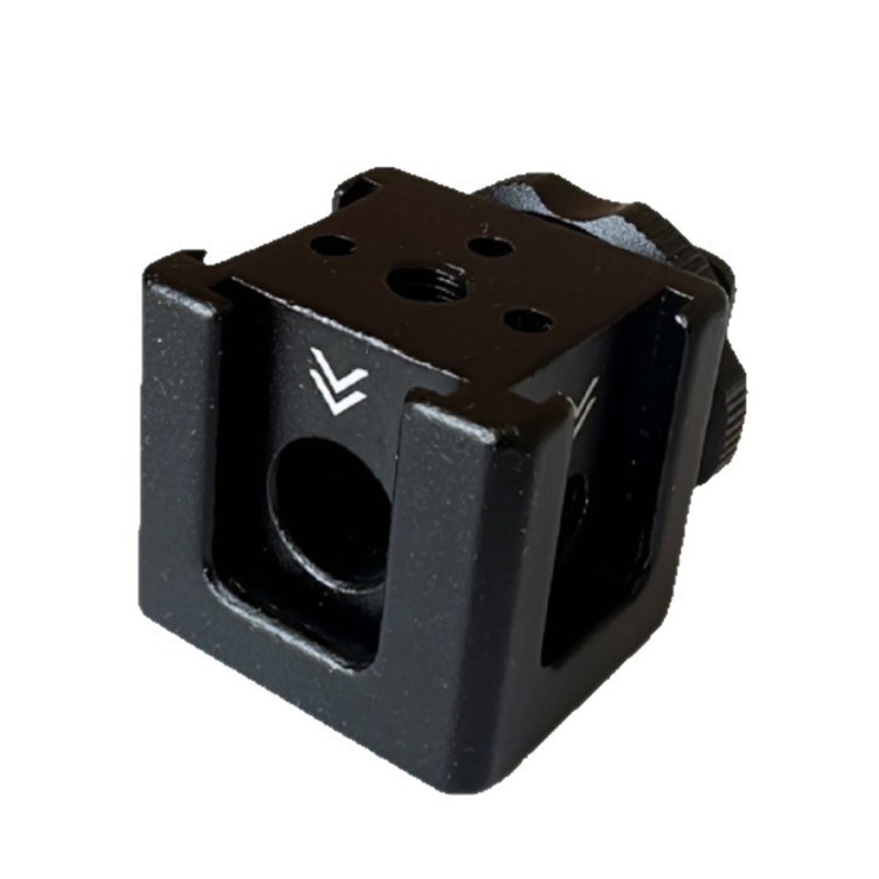 Aluminum Camera Mounting Bracket With Expanded Connection Cold Shoe Expander