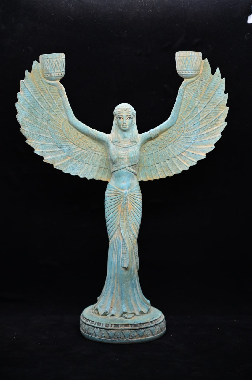 Rare Statue of The Goddess winged Isis Authentic Ancient Egyptian Antiquities BC