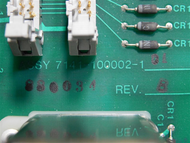 USED SNW 7141-100002-101 Relay Socket Control Board Assembly Rev. B