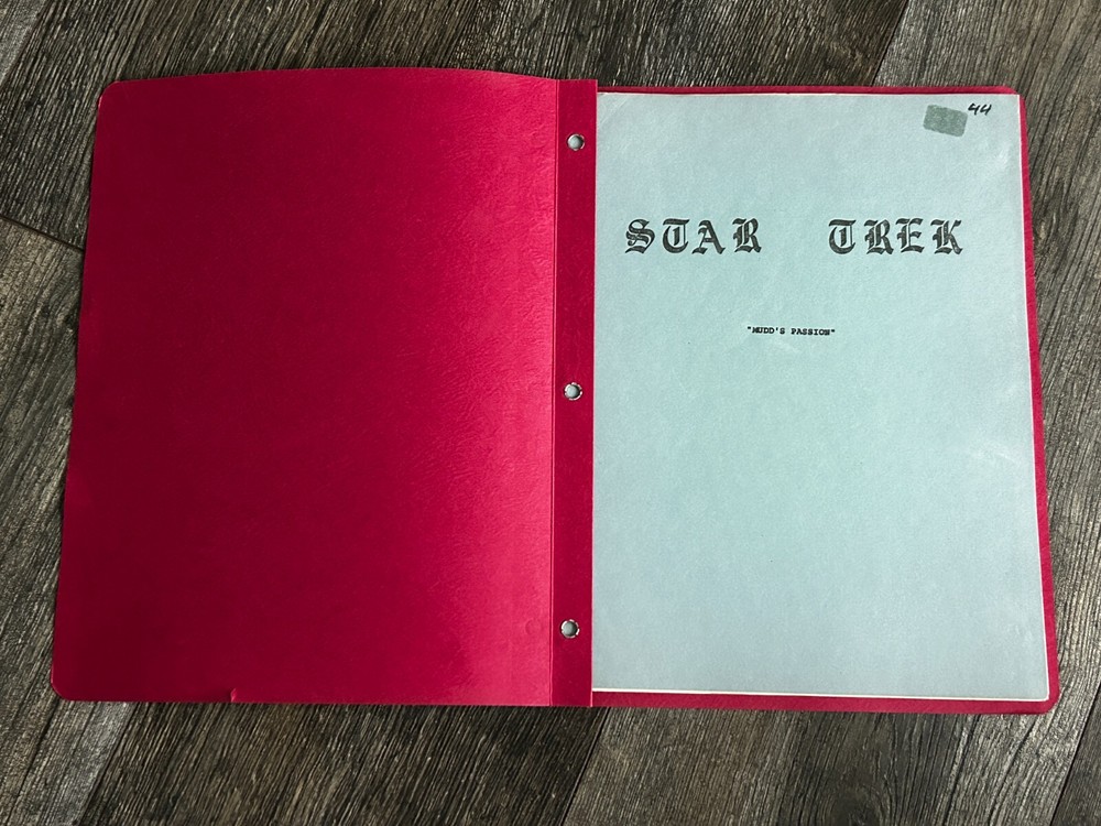 STAR TREK Script Mudd's Passion First Draft Animated Series May 4 1973 TAS