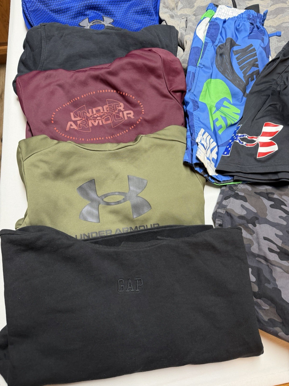 Boys Kids Lot Large 12-14 Clothes Shorts Pants Shirts 28 Pieces mixed brands