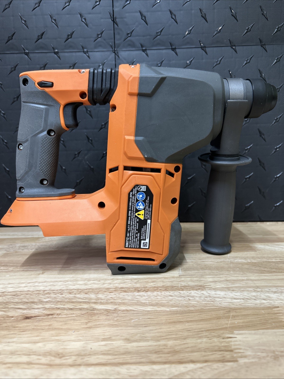 RIDGID R86712B 18V Brushless 1-inch SDS-Plus Rotary Hammer (Tool-Only)