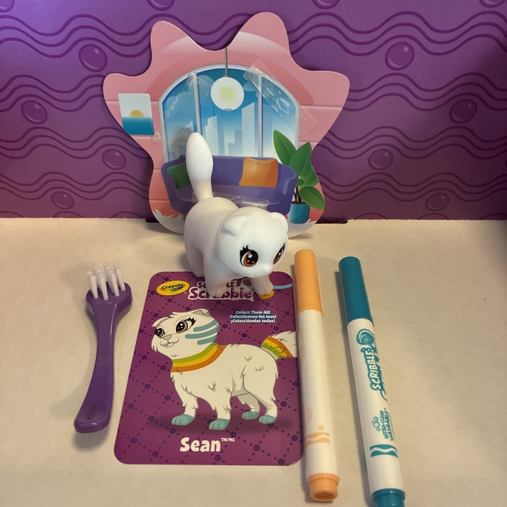 Crayola Scribble Scrubbies Pets Washable New In Box Sean