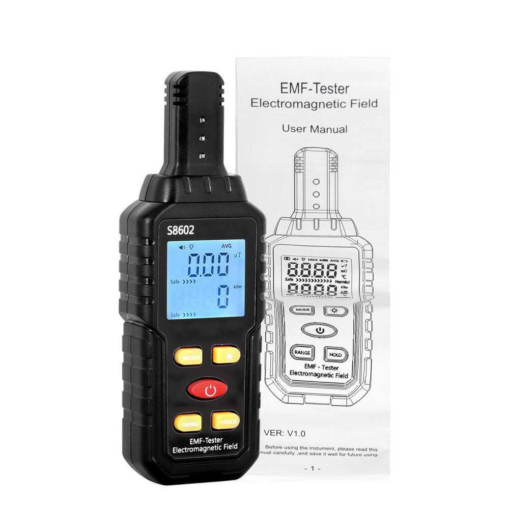 1*Mutilfunction Radiation Detector Dosimeter EMF Meter Electromagnetic Tester