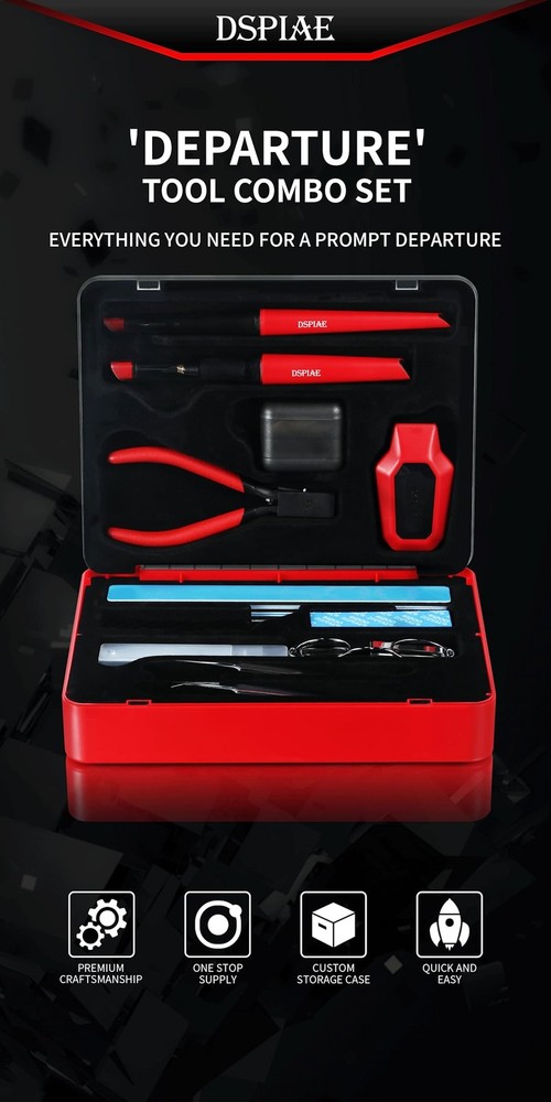 DSPIAE Departure Tool Combo Set – Precision Hobby Tools for Model Building,...