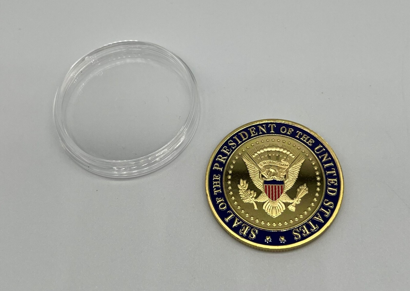 Donald Trump Seal of The President Coin Gold Plated Collectible