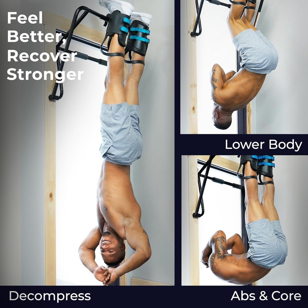 EZ-Up Gravity Boots for Inversion Decompression Stretching, Back Pain Relief and
