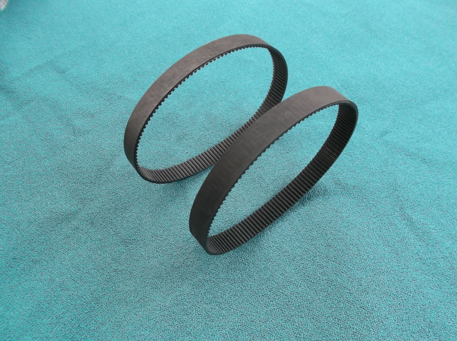 2 NEW DRIVE BELTS RIDGID OF60150HB  6 GALLON PANCAKE COMPRESSOR