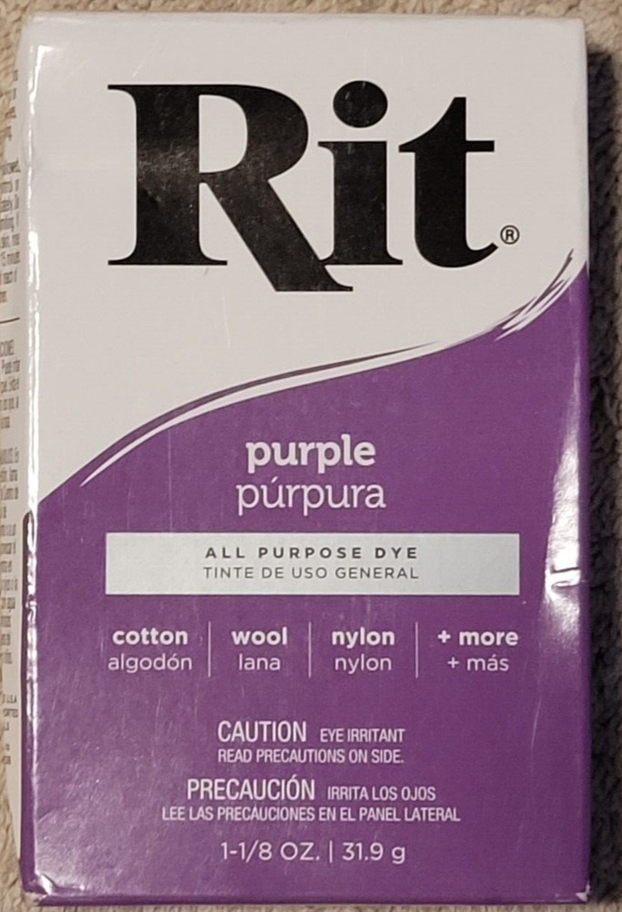 Rit Dye package Purple colored kit (sealed)