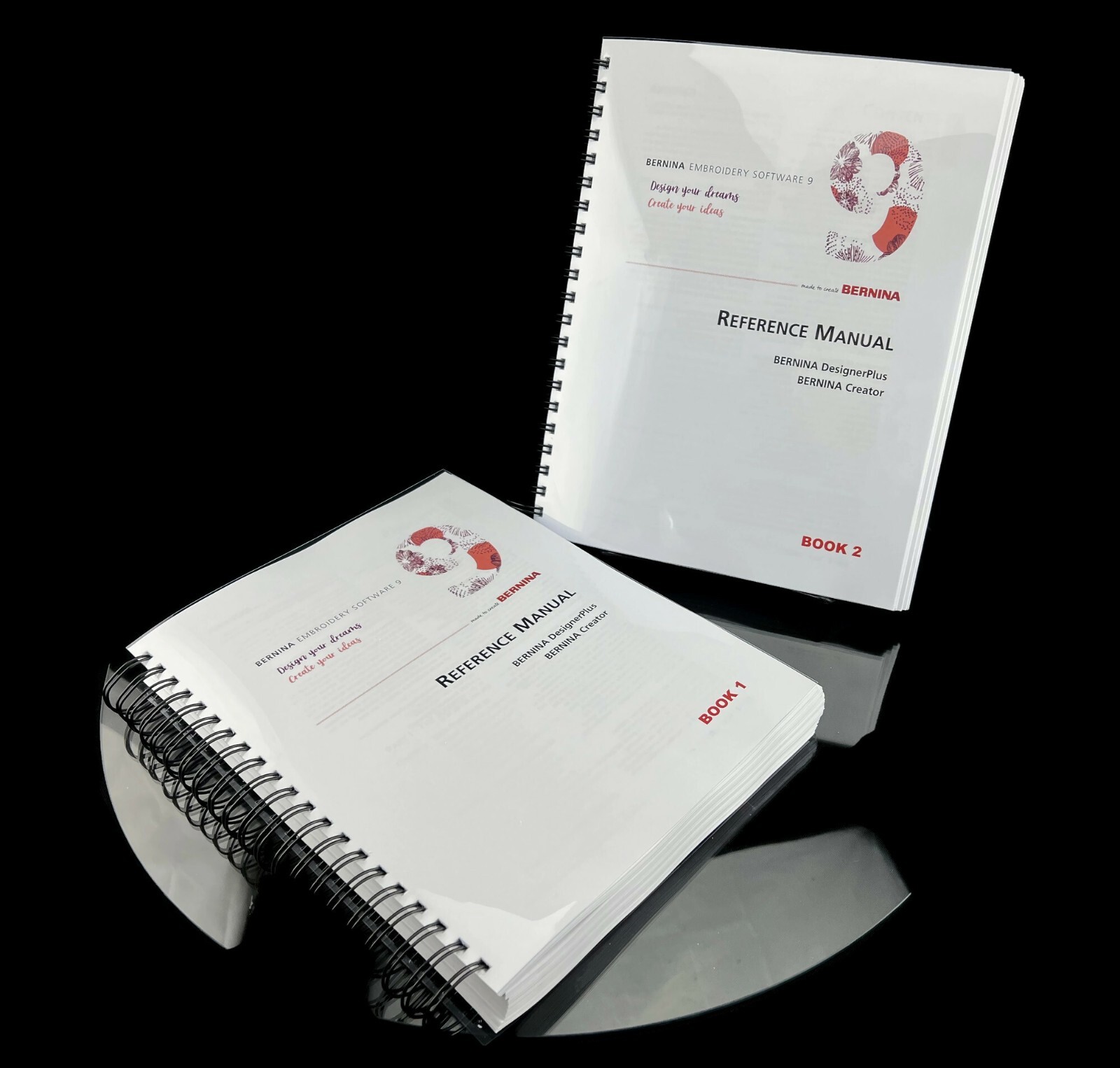 Bernina Embroidery Software 9 (2024 Edition) Manual 800 Pages Full Color 2 Books