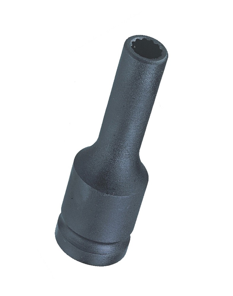 Genius Tools 1/2" Dr. 9mm Deep Thin Wall Impact Socket (12-Point) (CR-Mo) - 4...