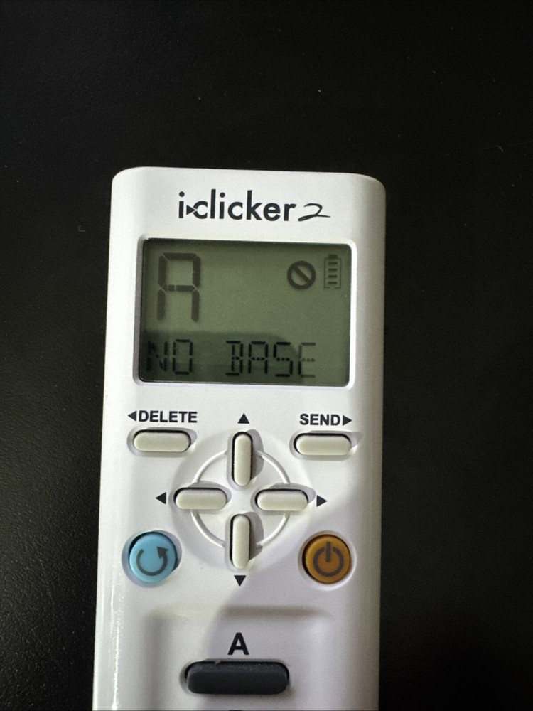 iClicker 2 Student Remote Classroom Response Controller White