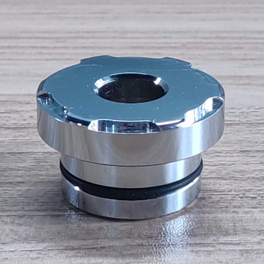 4PCS CNC Solid Handlebar Riser Bushings For Harley Sportster Softail Dyna Chrome