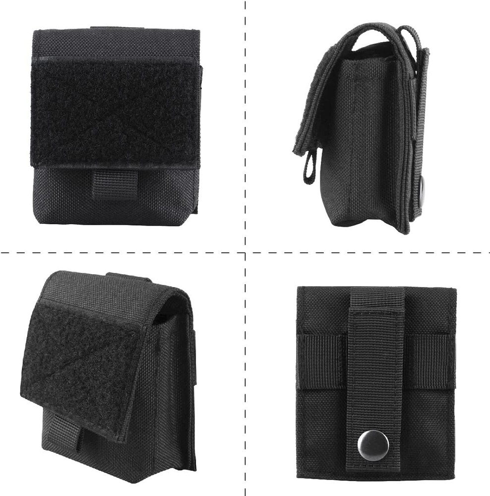 Tactical Mini Belt Pouch Multi-Purpose Small Battery Case Compact Storage Pack