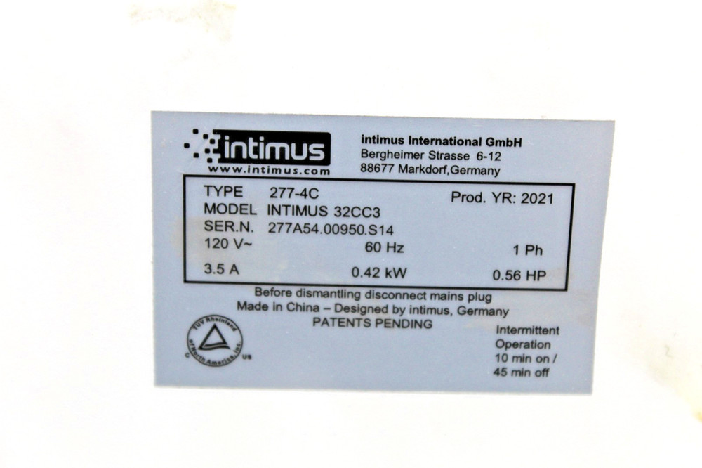 Intimus shredder 32CC3 USED