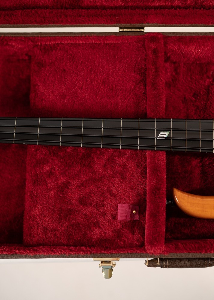 Hard-Shell Electric Bass Case (Brown)