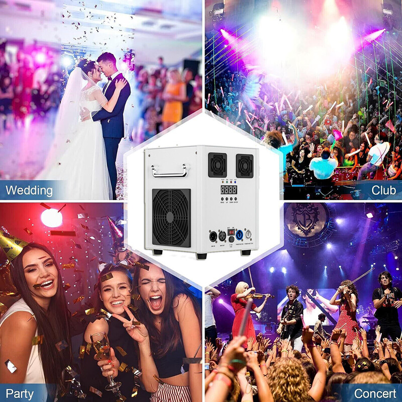 700W Cold Spark Machine DMX Wireless Remote Control Stage Firework DJ Machine