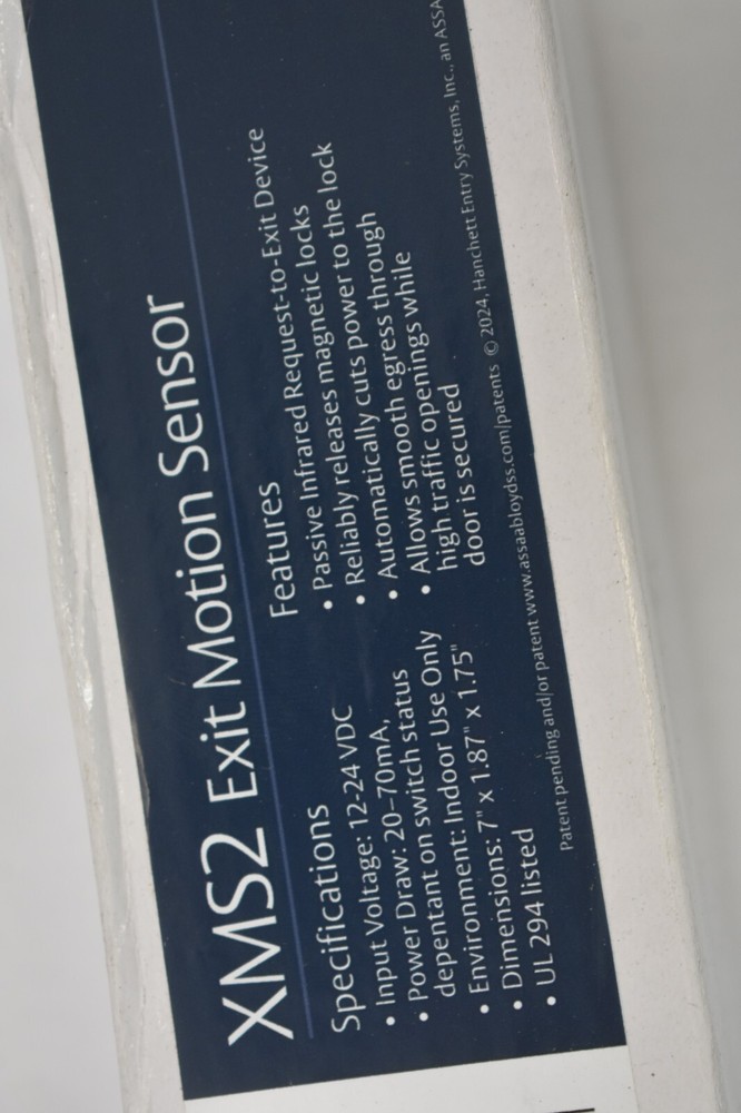 Securitron XMS2 Passive Infrared Motion Sensor Request To Exit Device