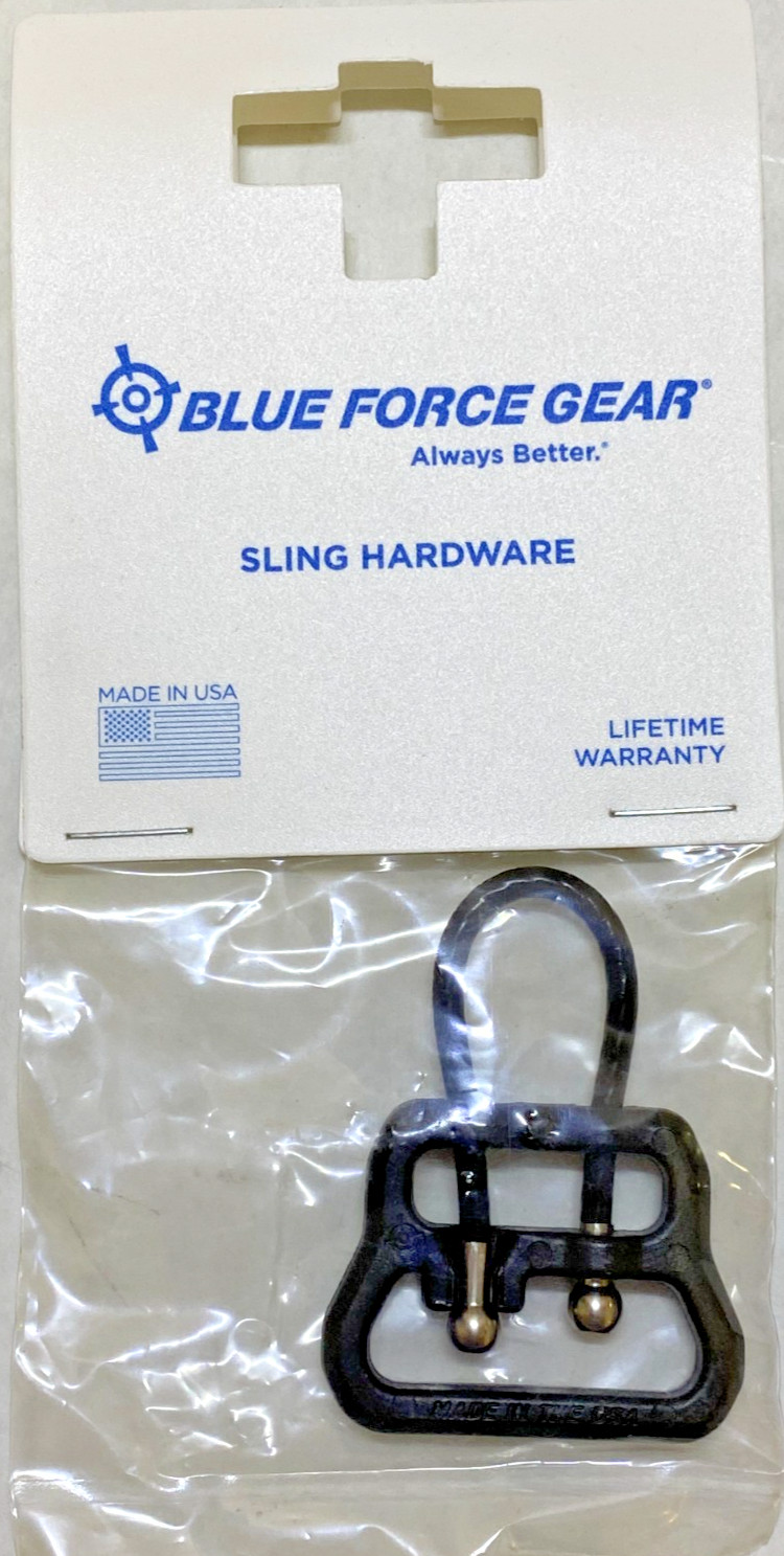 Blue Force Gear 1.25" ULOOP Black Sling Hardware - Made in USA
