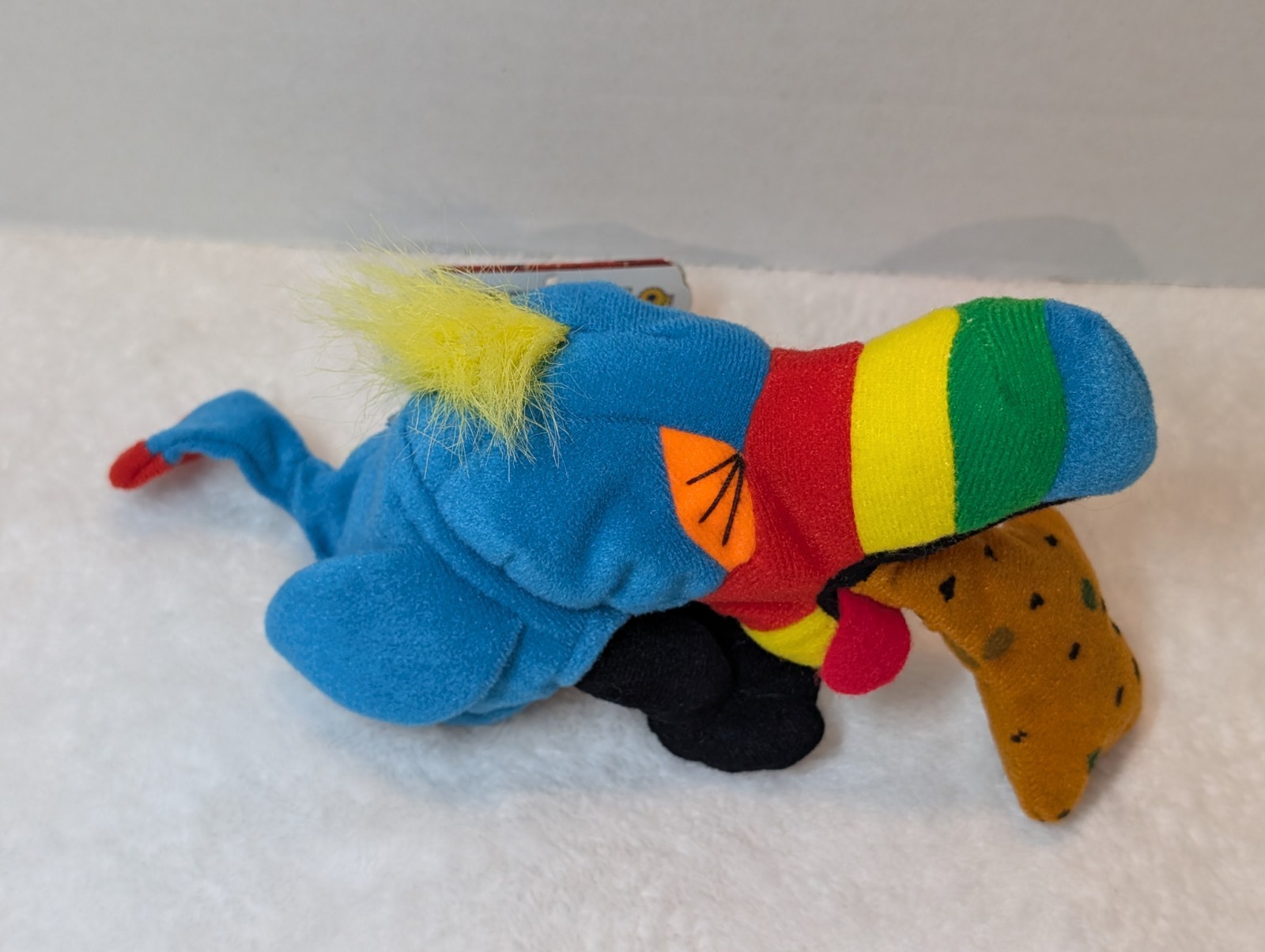 Vintage 90s Meanies Plush Lot 6 - Series 1 & 2 With Tags DIGGER Snake Eyes BEAR