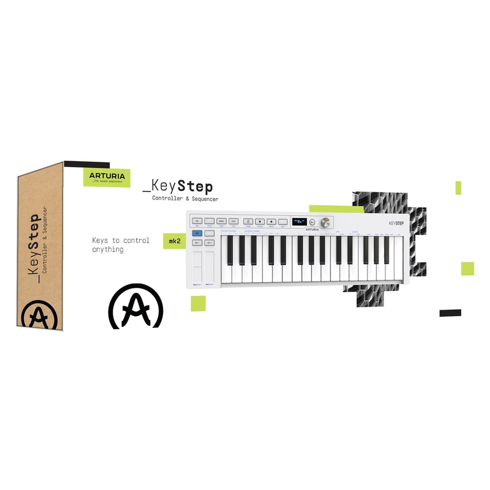 Arturia KeyStep mk2 32-Note MIDI USB DAW Universal Sequencing Controller w Case