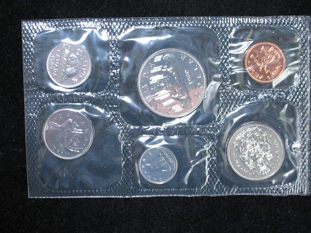 1980 CANADA PROOFLIKE MINT SET * WITH ORIGINAL MINT PACKAGING *